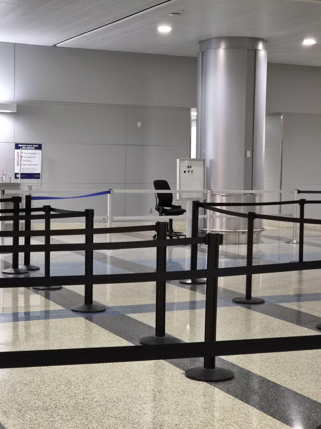 Einreisehalle am Terminal 3 in Las Vegas
