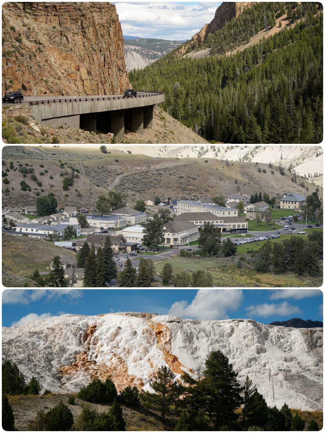 Golden Gate, Mammoth, Mammoth Hot Springs