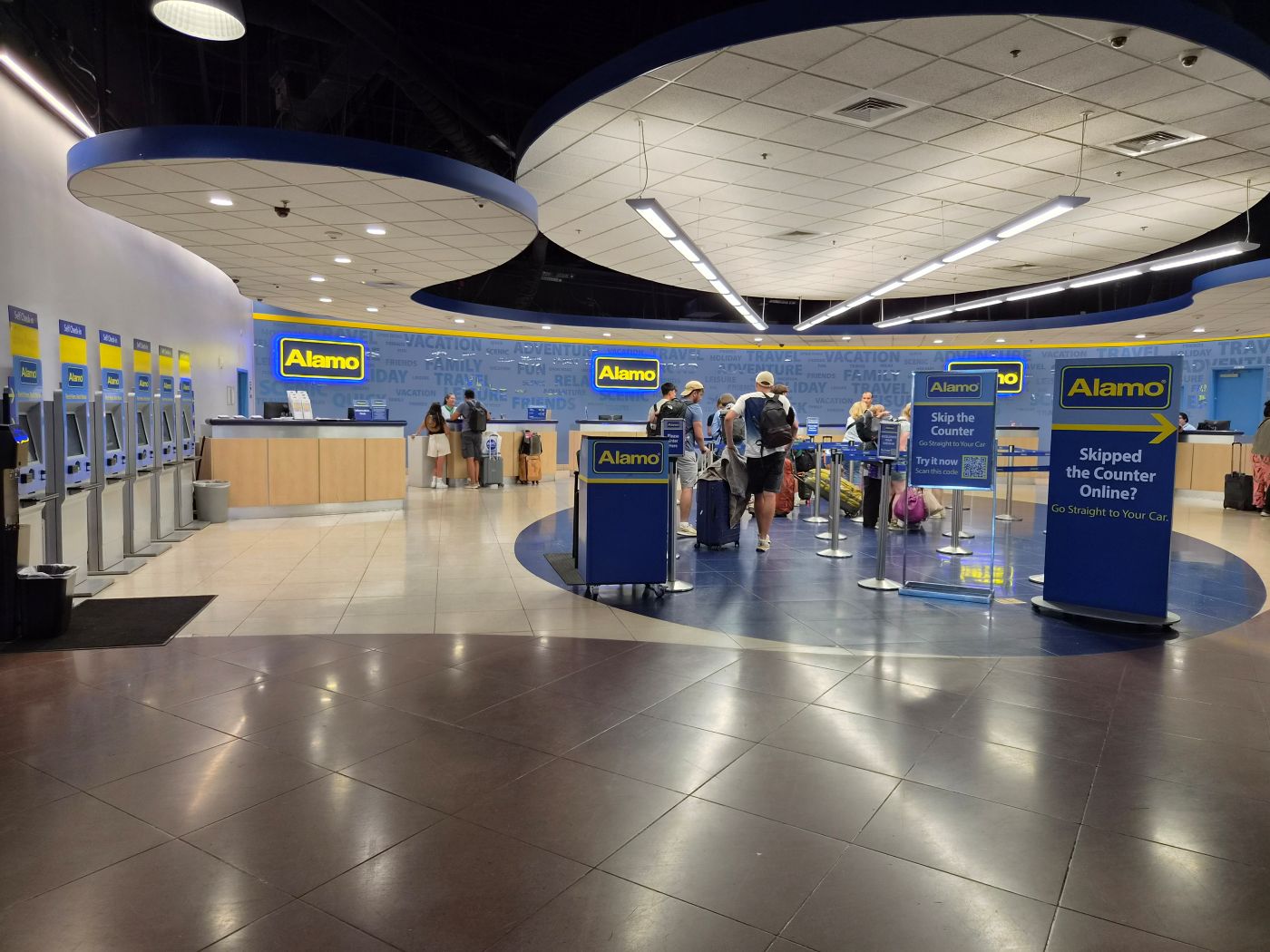 Wartezeit bei Alamo am Las Vegas Flughafen etwa 15 Minuten