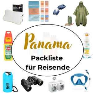Unsere Panama Packliste mit Dingen, die wir für Panama immer wieder einpacken würden