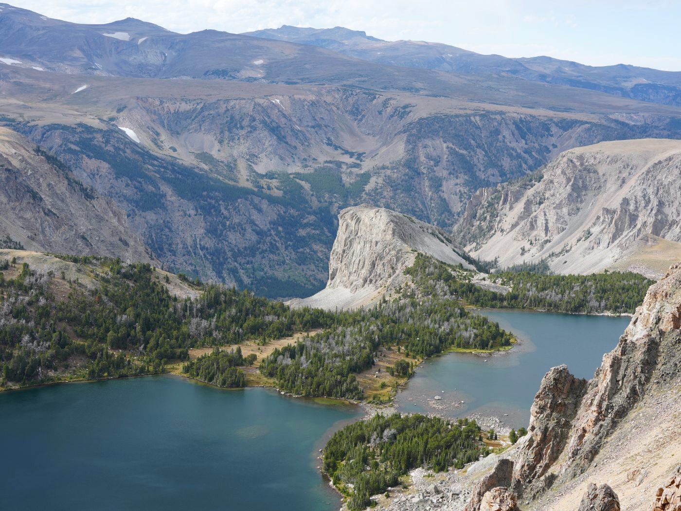 Twin Lakes auf dem Beartooth Highway, nördlich von Yellowstone