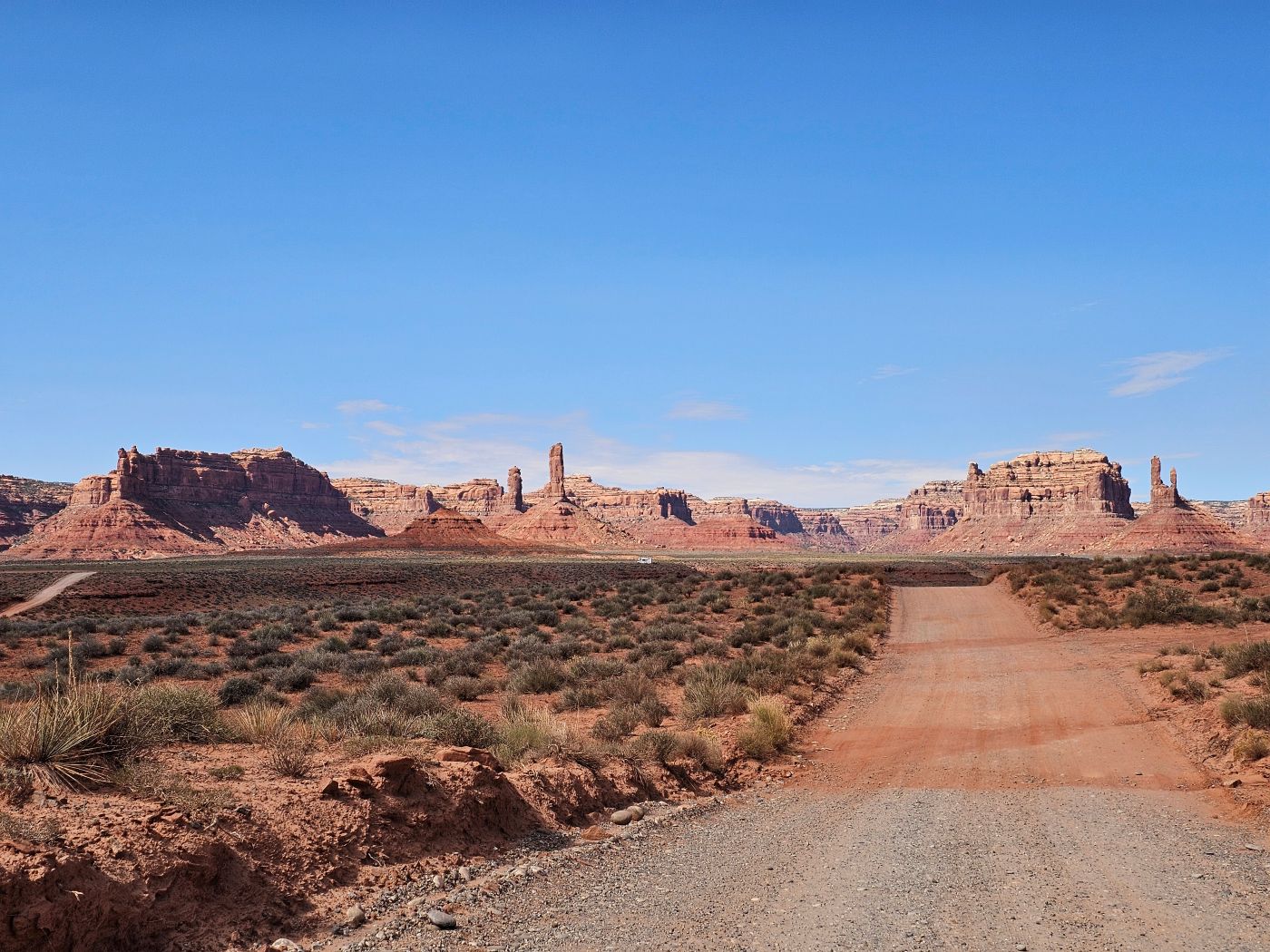 Blick auf das Valley of the Gods