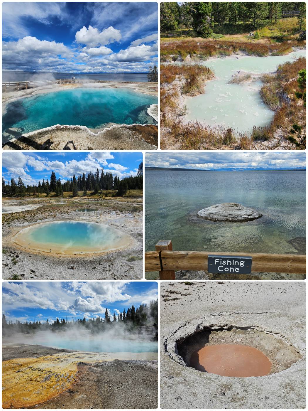 West Thumb Geyser Basin im Yellowstone Nationalpark