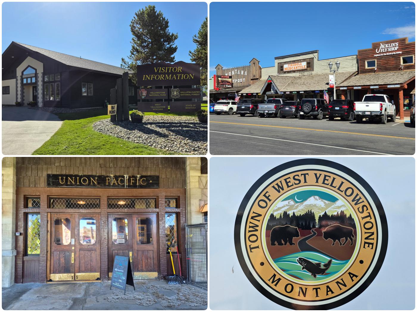 Im Ort West Yellowstone