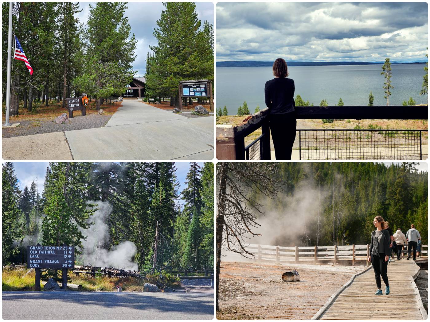 Yellowstone Nationalpark: Grant Visitor Center, West Thumb, West Thumb Geyser Basin